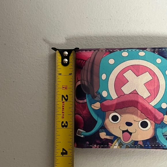 One Piece Tony Tony Chopper Faux Leather Wallet Pink Blue Anime Manga Luffy - Picture 10 of 10